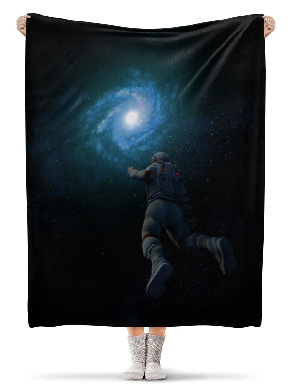 Printio Плед флисовый 130×170 см Космонавт астронавт printio плед флисовый 130×170 см волшебный космический единорог со звездами
