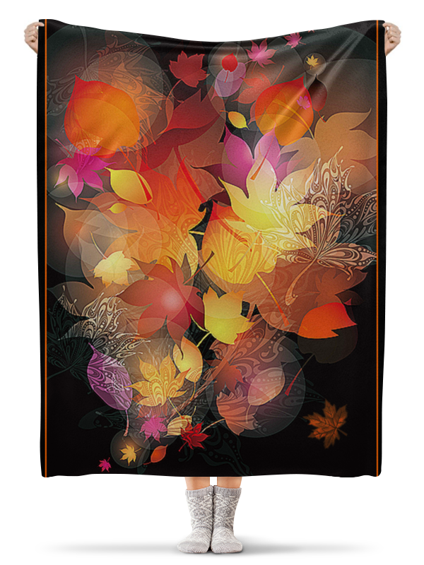 Printio Плед флисовый 130×170 см Осенний вальс