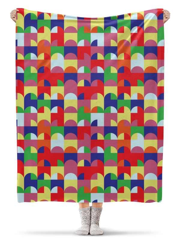 Printio Плед флисовый 130×170 см Яркая абстракция