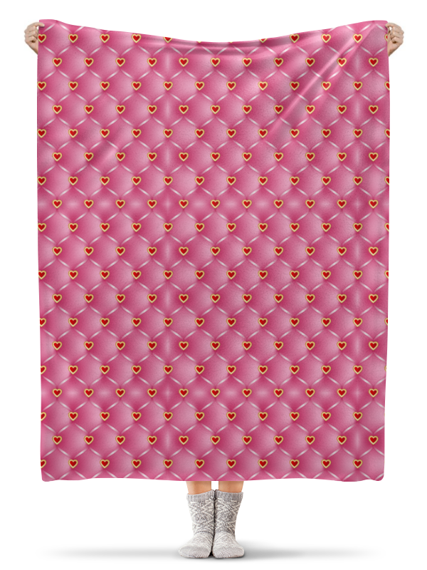 Printio Плед флисовый 130×170 см Мягкие ромбики printio коврик для мышки мягкие ромбики