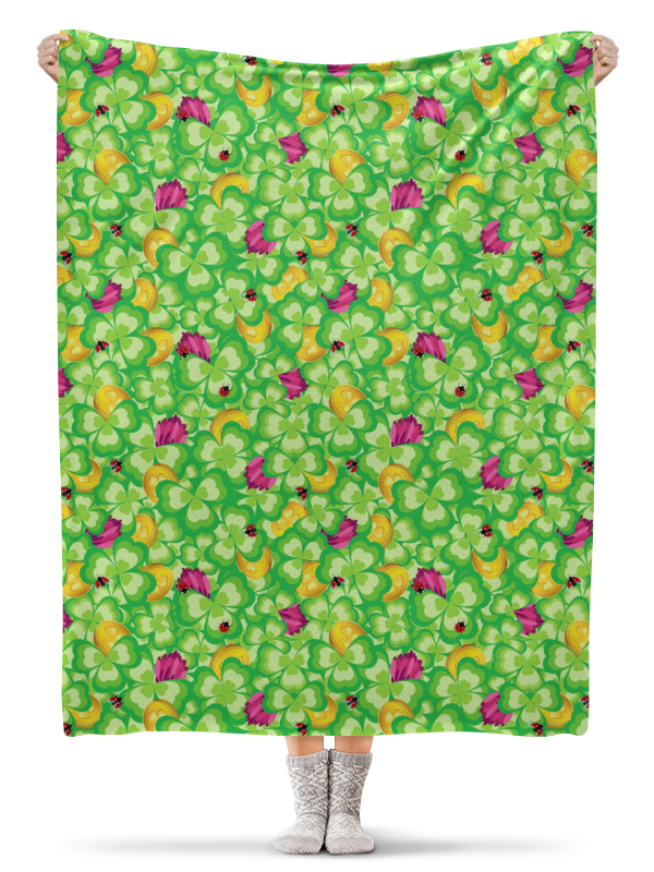Printio Плед флисовый 130×170 см Поле удачи printio плед флисовый 130×170 см полянка с цветами