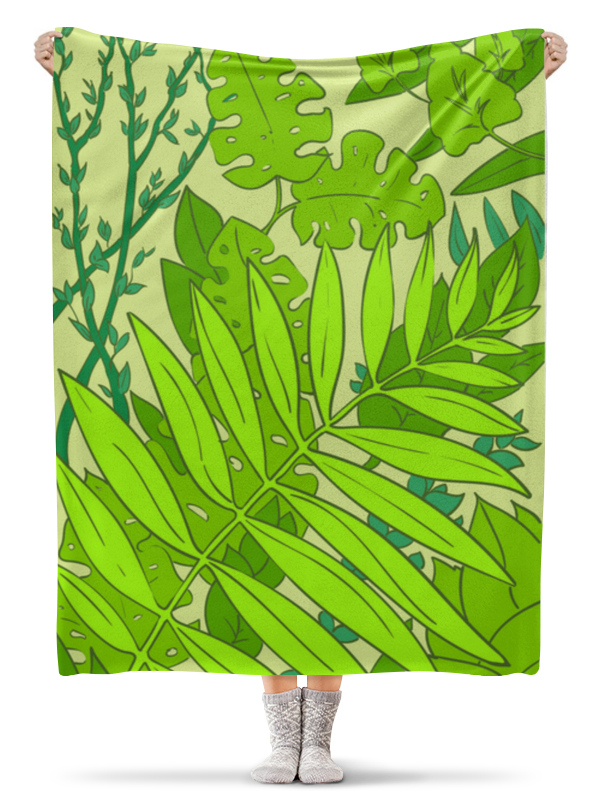 Printio Плед флисовый 130×170 см Тропические расстения printio плед флисовый 130×170 см тропические цветы