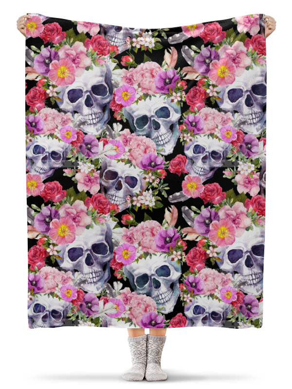 Printio Плед флисовый 130×170 см Череп фэнтези printio плед флисовый 130×170 см skull