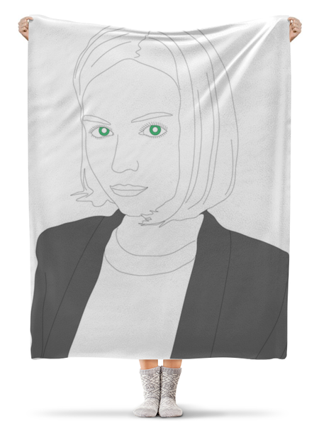 Заказать плед в Москве. Плед флисовый 130x170 см Kriss A 2018 от T_Shirt - готовые дизайны и нанесение принтов.
