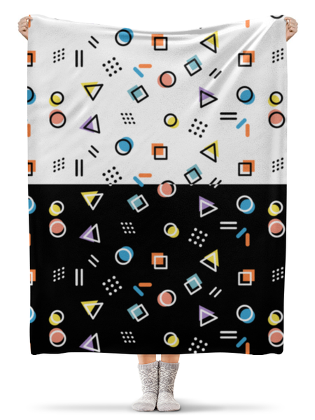 Заказать плед в Москве. Плед флисовый 130x170 см Abstract от oneredfoxstore@gmail.com - готовые дизайны и нанесение принтов.