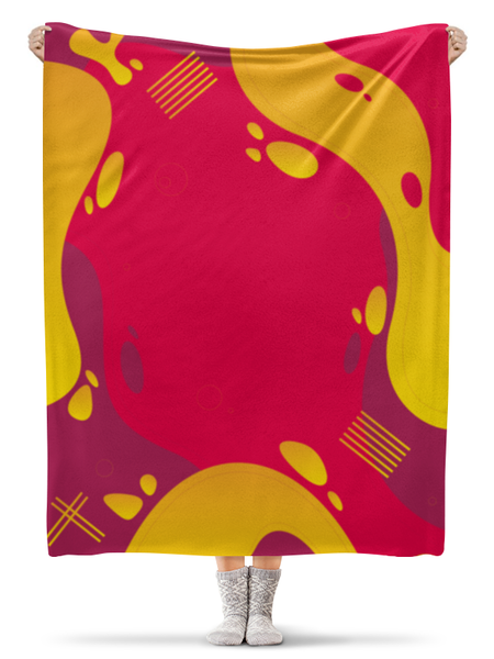 Заказать плед в Москве. Плед флисовый 130x170 см Abstract от oneredfoxstore@gmail.com - готовые дизайны и нанесение принтов.