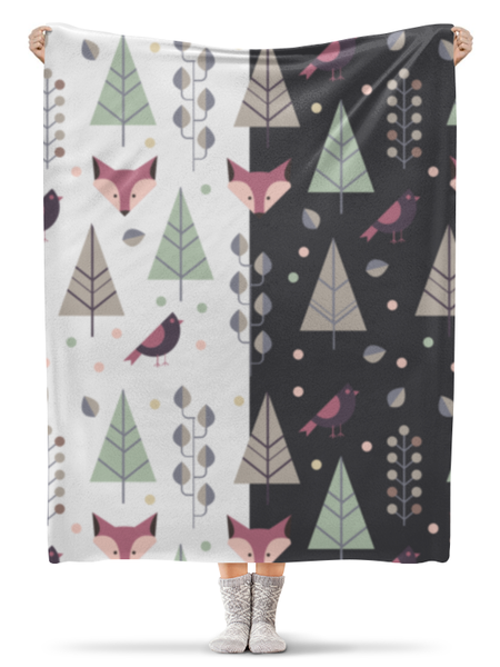 Заказать плед в Москве. Плед флисовый 130x170 см Abstract от oneredfoxstore@gmail.com - готовые дизайны и нанесение принтов.