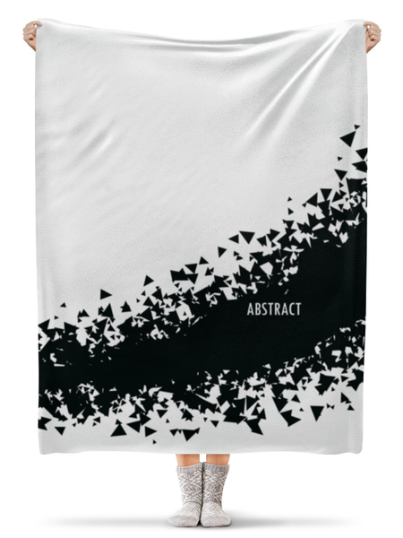 Заказать плед в Москве. Плед флисовый 130x170 см Abstract от oneredfoxstore@gmail.com - готовые дизайны и нанесение принтов.