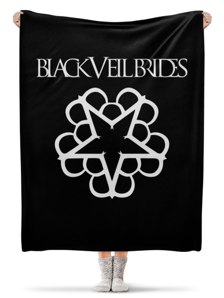 Заказать плед в Москве. Плед флисовый 130x170 см Black Veil Brides от geekbox - готовые дизайны и нанесение принтов.