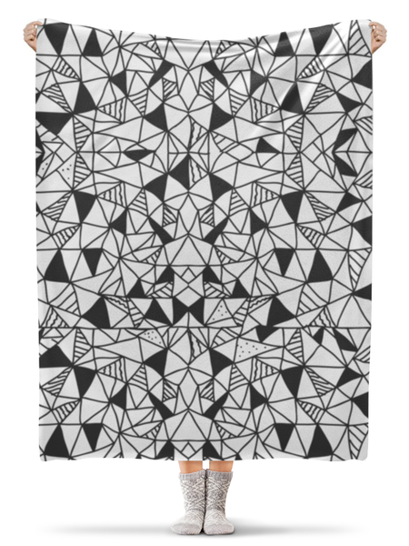 Заказать плед в Москве. Плед флисовый 130x170 см Abstract от oneredfoxstore@gmail.com - готовые дизайны и нанесение принтов.