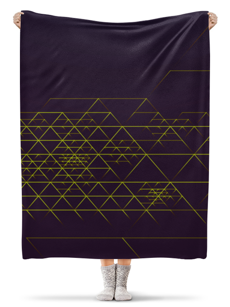 Заказать плед в Москве. Плед флисовый 130x170 см Abstract от oneredfoxstore@gmail.com - готовые дизайны и нанесение принтов.