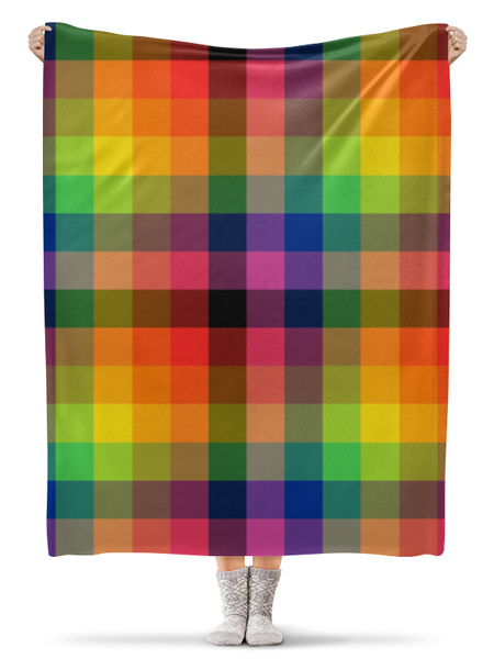 Заказать плед в Москве. Плед флисовый 130x170 см Abstract от oneredfoxstore@gmail.com - готовые дизайны и нанесение принтов.