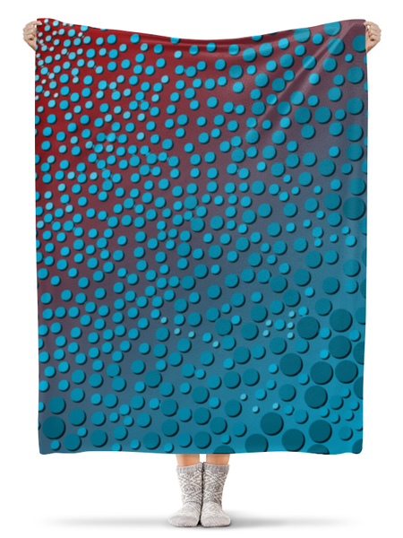 Заказать плед в Москве. Плед флисовый 130x170 см Abstract от oneredfoxstore@gmail.com - готовые дизайны и нанесение принтов.