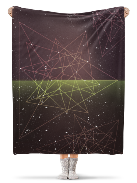 Заказать плед в Москве. Плед флисовый 130x170 см Abstract от oneredfoxstore@gmail.com - готовые дизайны и нанесение принтов.