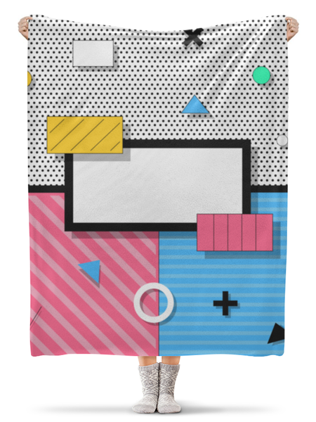 Заказать плед в Москве. Плед флисовый 130x170 см Abstract от oneredfoxstore@gmail.com - готовые дизайны и нанесение принтов.