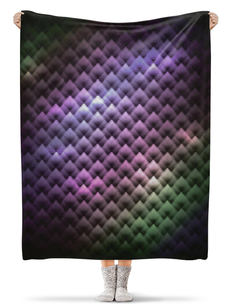 Заказать плед в Москве. Плед флисовый 130x170 см Abstract от oneredfoxstore@gmail.com - готовые дизайны и нанесение принтов.