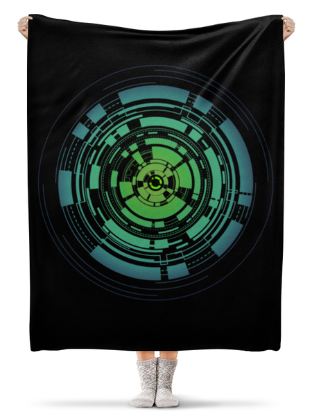 Заказать плед в Москве. Плед флисовый 130x170 см Abstract от oneredfoxstore@gmail.com - готовые дизайны и нанесение принтов.