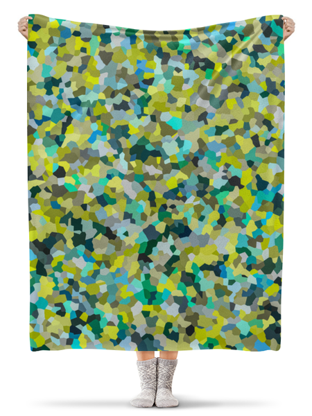 Заказать плед в Москве. Плед флисовый 130x170 см Кристаллическая круть от mistral3000@mail.ru - готовые дизайны и нанесение принтов.