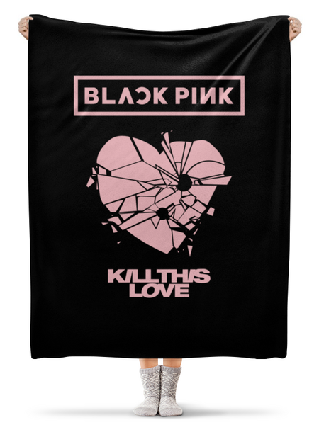 Заказать плед в Москве. Плед флисовый 130x170 см BLACKPINK от geekbox - готовые дизайны и нанесение принтов.