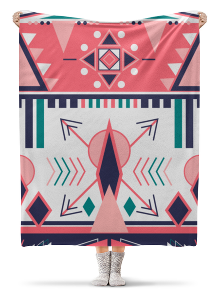 Заказать плед в Москве. Плед флисовый 130x170 см Abstract от oneredfoxstore@gmail.com - готовые дизайны и нанесение принтов.