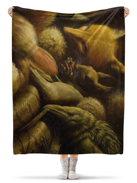 Заказать плед в Москве. Плед флисовый 130x170 см Abstract от oneredfoxstore@gmail.com - готовые дизайны и нанесение принтов.