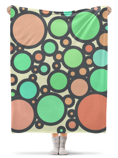 Заказать плед в Москве. Плед флисовый 130x170 см Abstract от oneredfoxstore@gmail.com - готовые дизайны и нанесение принтов.