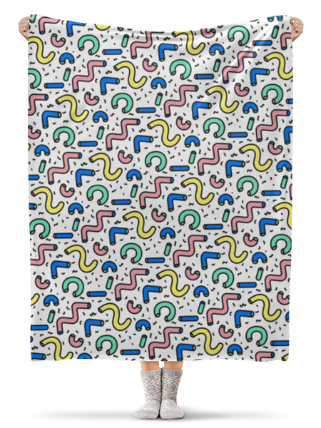 Заказать плед в Москве. Плед флисовый 130x170 см Abstract от oneredfoxstore@gmail.com - готовые дизайны и нанесение принтов.