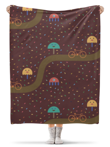 Заказать плед в Москве. Плед флисовый 130x170 см Abstract от oneredfoxstore@gmail.com - готовые дизайны и нанесение принтов.