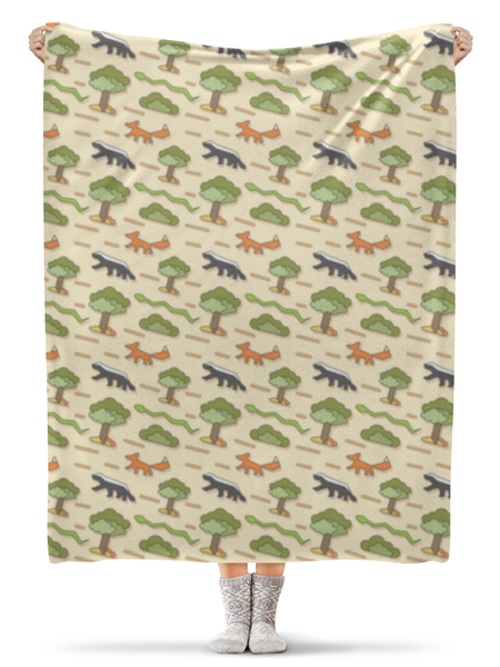Заказать плед в Москве. Плед флисовый 130x170 см Abstract от oneredfoxstore@gmail.com - готовые дизайны и нанесение принтов.