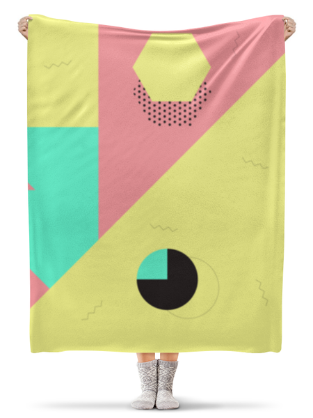 Заказать плед в Москве. Плед флисовый 130x170 см Abstract от oneredfoxstore@gmail.com - готовые дизайны и нанесение принтов.