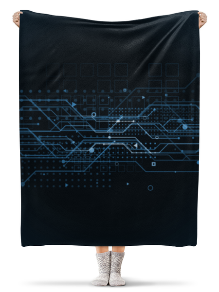 Заказать плед в Москве. Плед флисовый 130x170 см Abstract от oneredfoxstore@gmail.com - готовые дизайны и нанесение принтов.