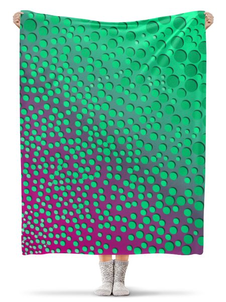 Заказать плед в Москве. Плед флисовый 130x170 см Abstract от oneredfoxstore@gmail.com - готовые дизайны и нанесение принтов.