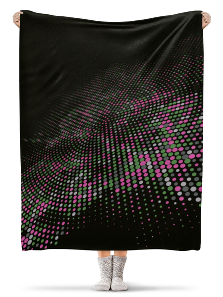 Заказать плед в Москве. Плед флисовый 130x170 см Abstract от oneredfoxstore@gmail.com - готовые дизайны и нанесение принтов.