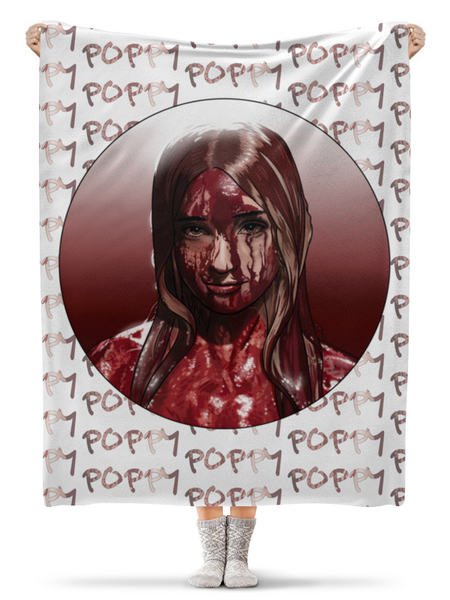Заказать плед в Москве. Плед флисовый 130x170 см Poppy от Дана Столыпина - готовые дизайны и нанесение принтов.
