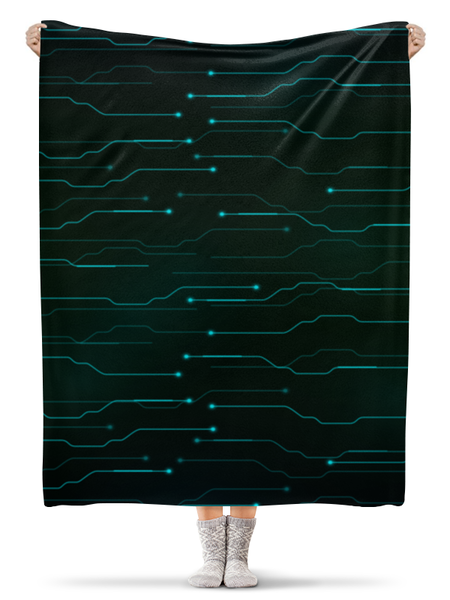 Заказать плед в Москве. Плед флисовый 130x170 см Abstract от oneredfoxstore@gmail.com - готовые дизайны и нанесение принтов.