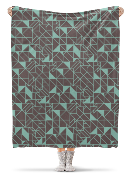 Заказать плед в Москве. Плед флисовый 130x170 см Abstract от oneredfoxstore@gmail.com - готовые дизайны и нанесение принтов.
