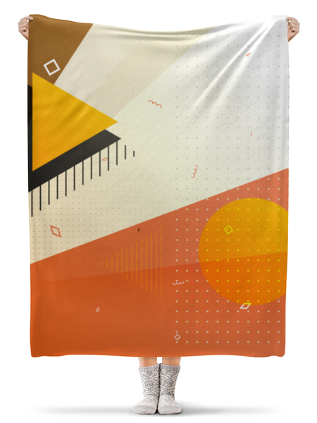 Заказать плед в Москве. Плед флисовый 130x170 см Abstract от oneredfoxstore@gmail.com - готовые дизайны и нанесение принтов.