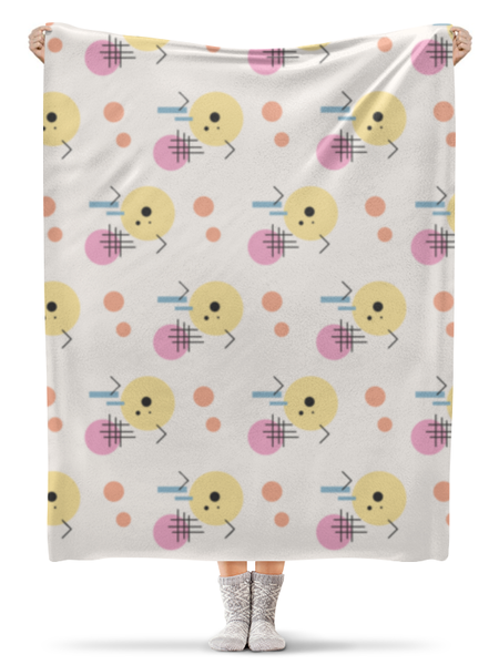 Заказать плед в Москве. Плед флисовый 130x170 см Abstract от oneredfoxstore@gmail.com - готовые дизайны и нанесение принтов.