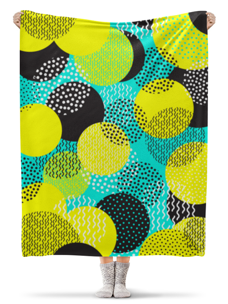 Заказать плед в Москве. Плед флисовый 130x170 см Abstract от oneredfoxstore@gmail.com - готовые дизайны и нанесение принтов.