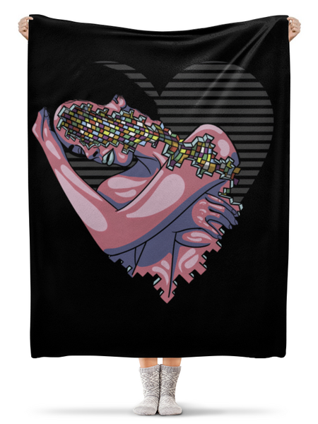 Заказать плед в Москве. Плед флисовый 130x170 см О любви от Дана Столыпина - готовые дизайны и нанесение принтов.