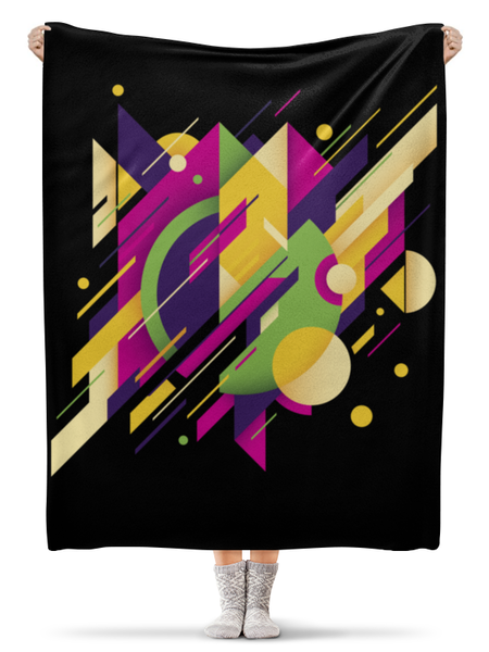Заказать плед в Москве. Плед флисовый 130x170 см Abstract от oneredfoxstore@gmail.com - готовые дизайны и нанесение принтов.