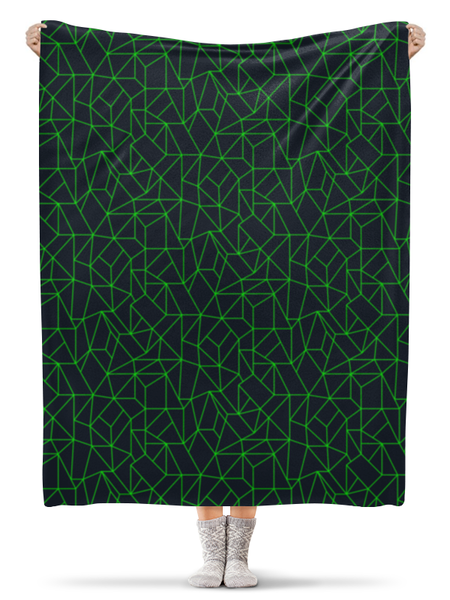 Заказать плед в Москве. Плед флисовый 130x170 см Abstract от oneredfoxstore@gmail.com - готовые дизайны и нанесение принтов.