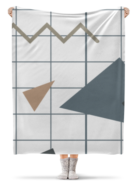 Заказать плед в Москве. Плед флисовый 130x170 см Abstract от oneredfoxstore@gmail.com - готовые дизайны и нанесение принтов.