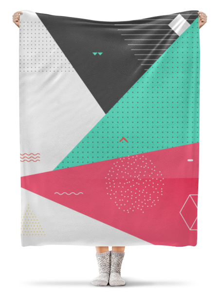 Заказать плед в Москве. Плед флисовый 130x170 см Abstract от oneredfoxstore@gmail.com - готовые дизайны и нанесение принтов.