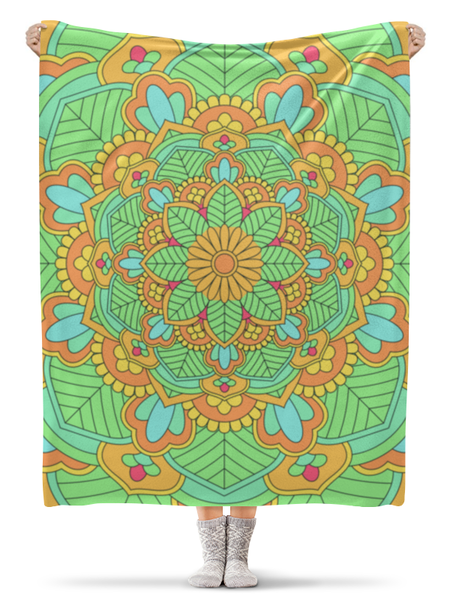 Заказать плед в Москве. Плед флисовый 130x170 см Abstract от oneredfoxstore@gmail.com - готовые дизайны и нанесение принтов.