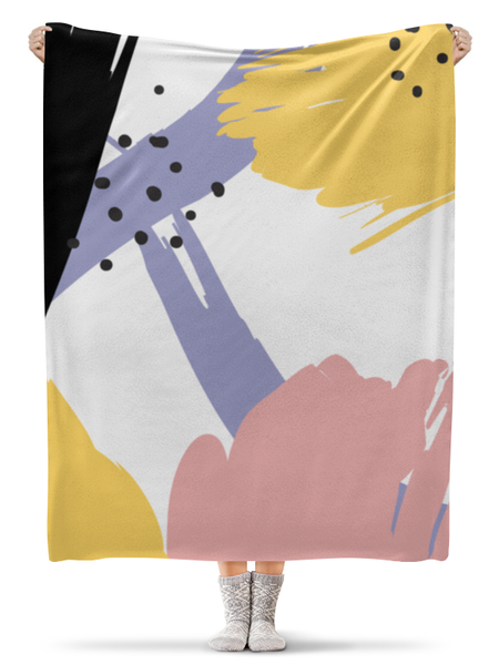 Заказать плед в Москве. Плед флисовый 130x170 см Abstract от oneredfoxstore@gmail.com - готовые дизайны и нанесение принтов.