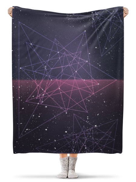 Заказать плед в Москве. Плед флисовый 130x170 см Abstract от oneredfoxstore@gmail.com - готовые дизайны и нанесение принтов.
