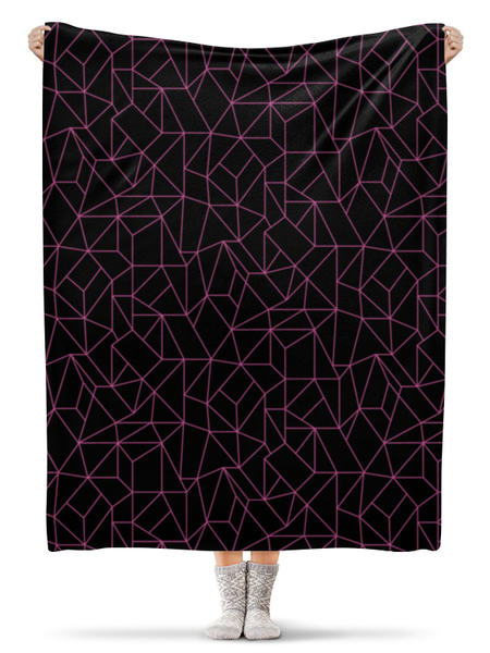 Заказать плед в Москве. Плед флисовый 130x170 см Abstract от oneredfoxstore@gmail.com - готовые дизайны и нанесение принтов.