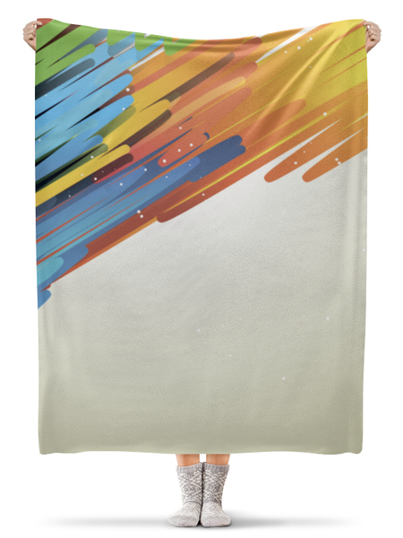 Заказать плед в Москве. Плед флисовый 130x170 см Abstract от oneredfoxstore@gmail.com - готовые дизайны и нанесение принтов.
