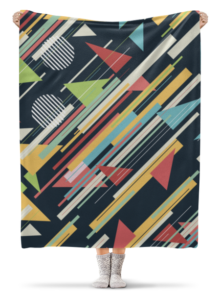Заказать плед в Москве. Плед флисовый 130x170 см Abstract от oneredfoxstore@gmail.com - готовые дизайны и нанесение принтов.